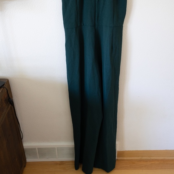 Julia Jordan Dark Green Women's Jumpsuit w/ Pockets - Picture 5 of 6